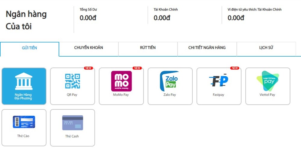 Gửi tiền Fun88 Gửi tiền Fun88