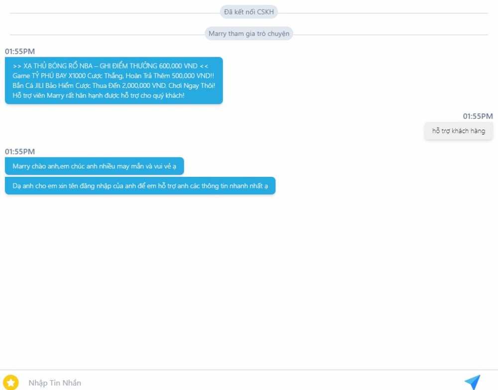 Hỗ trợ khách hàng fun183