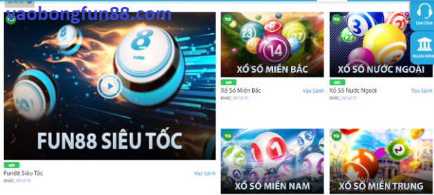 Xổ Số Fun88 Siêu Tốc Xổ Số Fun88 Siêu Tốc